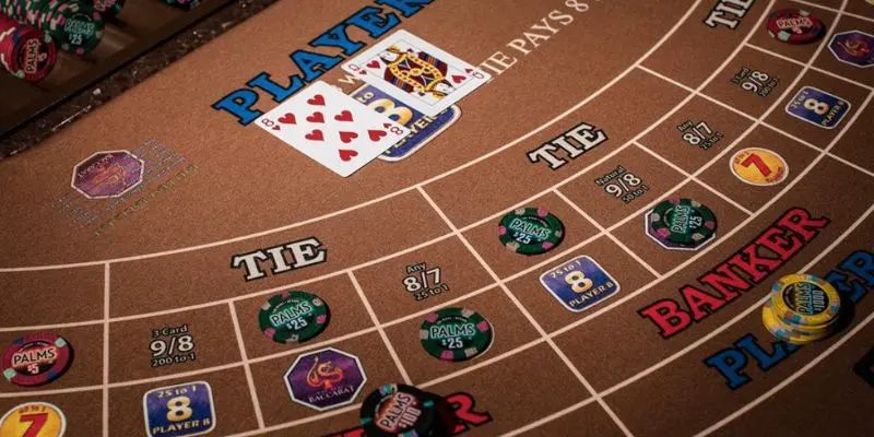 33WIN Baccarat - Hướng Dẫn Chơi Game Bài Trực Tuyến 2026 5 Các bước chơi Baccarat cơ bản
